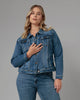 Women's GABRIELLA-RCB1 Classic Denim Jacket - thumbnail