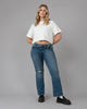 Women's BRADLY-DIS Mid Rise Flare Jeans - thumbnail