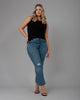Women's BILLIE-DIS High Rise Bootcut Jeans - thumbnail