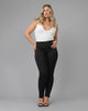Women's ANNA-JBLK High Rise Pull-On Skinny Pull-On Jeans - thumbnail