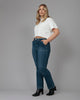 Women's DENVER-RCB2 High Rise Straight Jeans - thumbnail