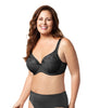 Embroidered Microfiber Underwire Bra - thumbnail
