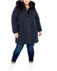 Fur Hood Puffer Coat - thumbnail