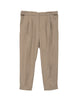 Drayton Pleat Front Pant Khaki - thumbnail