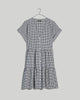 Button-Front Tiered Mini Dress - thumbnail