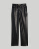 Straight Vegan Leather Pants - thumbnail