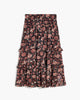 Ruffle Tiered Midi Skirt - thumbnail