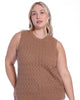 Cotton Cashmere Pointelle Tank - thumbnail