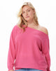 Cashmere Off the Shoulder Sweater - thumbnail