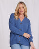 Cotton Cashmere Oversized Cardi - thumbnail