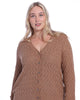 Cotton Cashmere Pointelle Cardigan - thumbnail