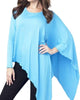 Asymmetrical Tunic Top in Turquoise - thumbnail