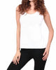 Bra Friendly Tank Top in White - thumbnail