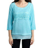 #Selfie Top in Turquoise - thumbnail