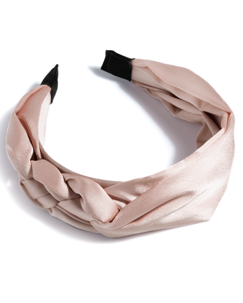 Dana Braided Headband | Mauve
