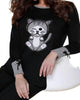Kitty Paws Pullover in Black Multi - thumbnail