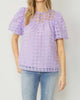 Class Act Blouse in Purple - thumbnail