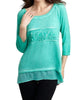 Fashion Top in Teal - thumbnail