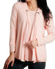 Nikki Kashmira Grommet Open Cardigan in Peach - thumbnail