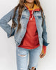 Denim Jacket in Light Wash - thumbnail