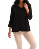 Kara 3/4 Jacket in Black - thumbnail