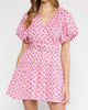 Geo Print Mini Dress in Multi - thumbnail