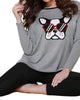 Puppy Love Sweater in Gray Multi - thumbnail