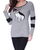 Puppy Eyes Pullover in Gray - thumbnail
