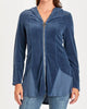 Luella Hooded Jacket in Bluestone - thumbnail