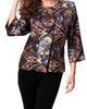 Tribal Snap-Front Cardigan in Black Multi - thumbnail