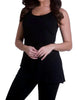 Viscose Tank Top in Black - thumbnail