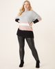 Maya Faux-Leather Ponte Leggings - thumbnail
