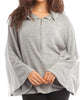 Sophia Kashmira Hooded Poncho in Gray - thumbnail
