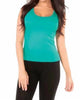 Bra-Friendly Tank Top Teal - thumbnail