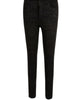 Pitch Reptile Stretch Skinny Jean in Black - thumbnail