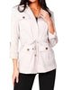 Zip-Up Pocket Anorak in Cream - thumbnail