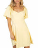 The Belle Dress in Pale Yellow - thumbnail