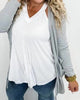 Valentines Sierra Cardigan in Heather Grey - thumbnail