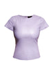 Brando Stretch Leather Tee - thumbnail