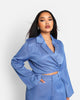Rebdolls Women's Jorja Cropped Tie Waist Blazer - thumbnail