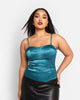Rebdolls Women's Zina Satin Corset Top - thumbnail