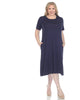 Short Sleeve Midi Dress - thumbnail