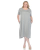 Short Sleeve Midi Dress - thumbnail