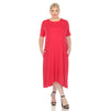 Short Sleeve Midi Dress - thumbnail