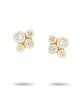 4 Diamond Barnacles Posts Earring in Gold - thumbnail