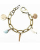 Amphitrite Bronze Shell Charm Bracelet in Multi - thumbnail