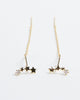 Arya Gold-Plated Star Threader Earrings in Gold - thumbnail