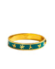 Garden Hinged Bracelet in Turquoise - thumbnail