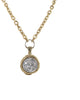Gold Guna Wax Seal Necklace in Gold/Sterling Silver - thumbnail