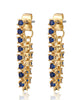 Ballier Chain Studs in Blue Sapphire Gold - thumbnail